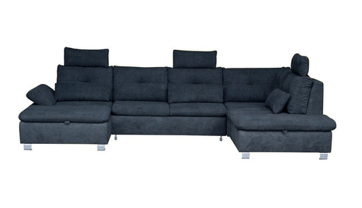 Maxima House Sectional Sleeper Sofa MADEIRA U-Shape with storage BEN057 - Bed & Sofa Hub