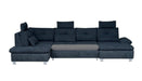 Maxima House Sectional Sleeper Sofa MADEIRA U-Shape with storage BEN057 - Bed & Sofa Hub