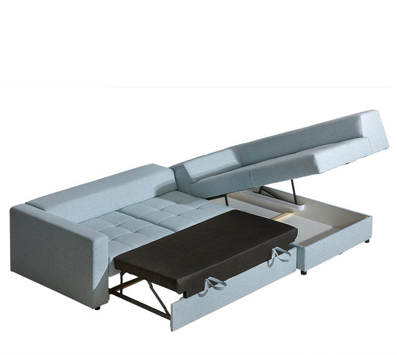 Maxima House Sectional Sleeper Sofa MENA with storage DOL027 - Bed & Sofa Hub