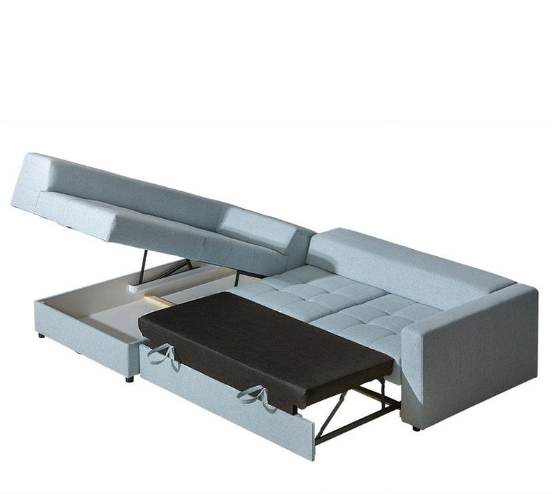 Maxima House Sectional Sleeper Sofa MENA with storage DOL027 - Bed & Sofa Hub