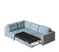 Maxima House Sectional Sleeper Sofa MENA with storage DOL027 - Bed & Sofa Hub