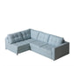Maxima House Sectional Sleeper Sofa MENA with storage DOL027 - Bed & Sofa Hub