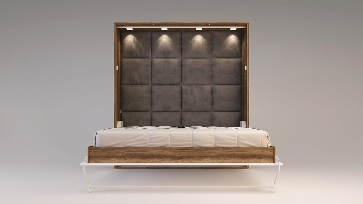 Maxima House Murphy bed INVENTO, European King size with LED and mattress included IN-22W - Bed & Sofa Hub