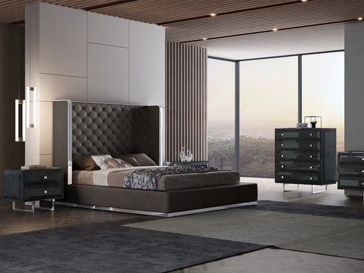 Whiteline Modern Living Abrazo Queen Bed BQ1356P - Bed & Sofa Hub