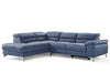 Whiteline Modern Living Johnson Sectional SL1349L - Bed & Sofa Hub