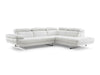 Whiteline Modern Living Pandora Sectional SL1351L-DGRY - Bed & Sofa Hub