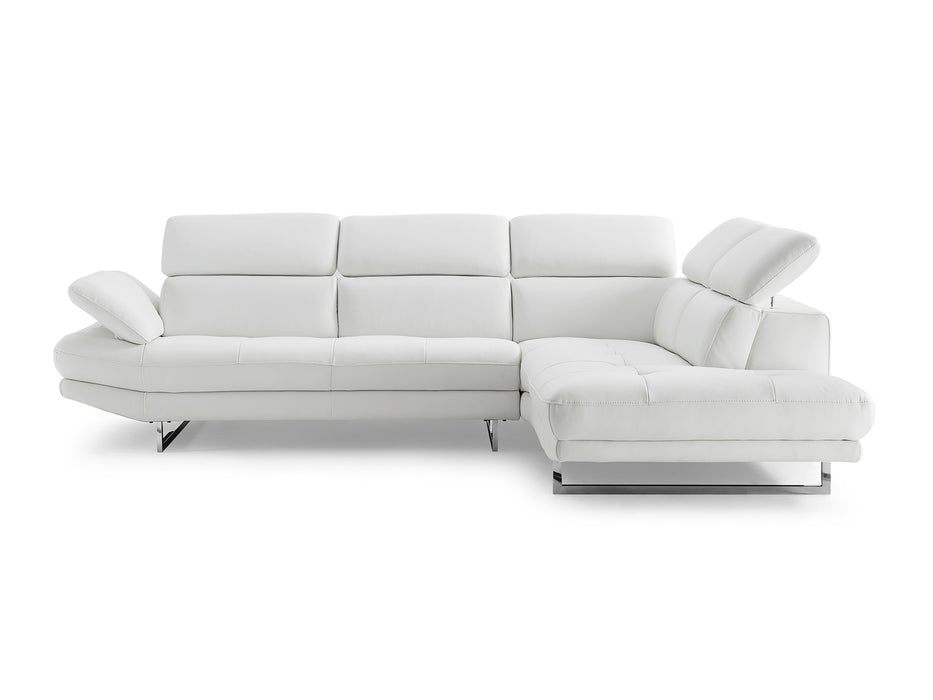 Whiteline Modern Living Pandora Sectional SL1351L-DGRY - Bed & Sofa Hub