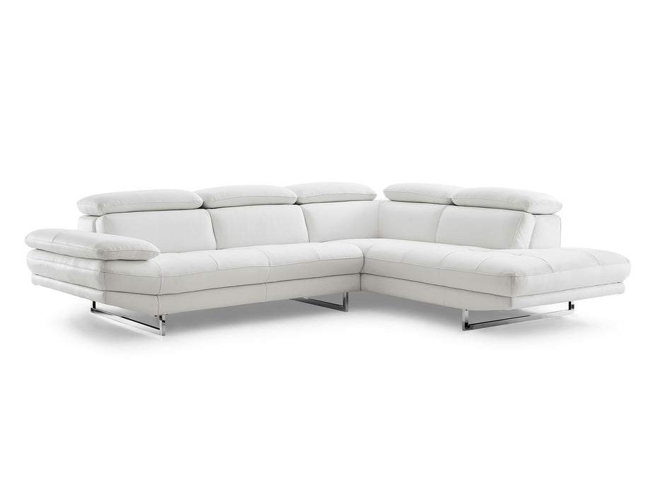 Whiteline Modern Living Pandora Sectional SL1351L-DGRY - Bed & Sofa Hub