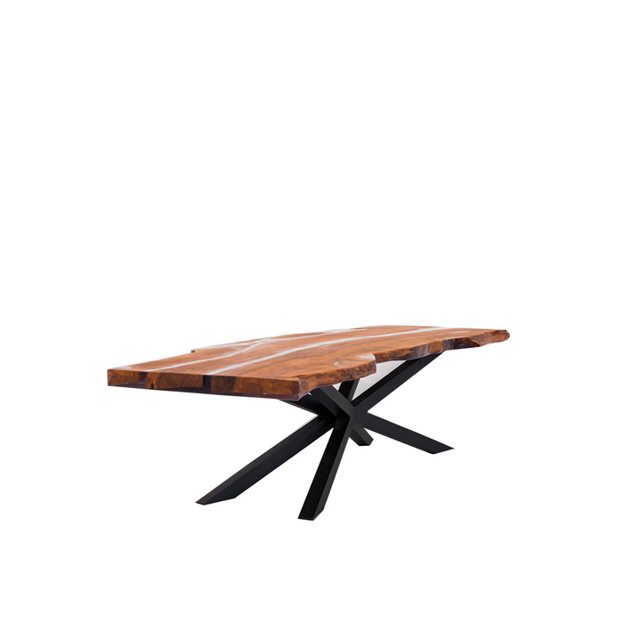 Maxima House Hornbeam Wood Dining Table RESTO filled - Bed & Sofa Hub