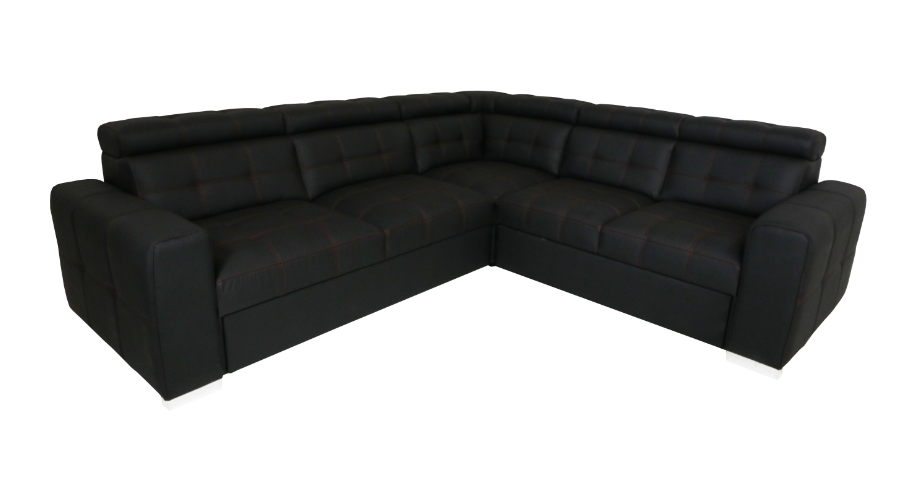 Maxima House Sleeper Sectional IRYS with storage and FULL size sleeper, Right Dolm018 - Bed & Sofa Hub